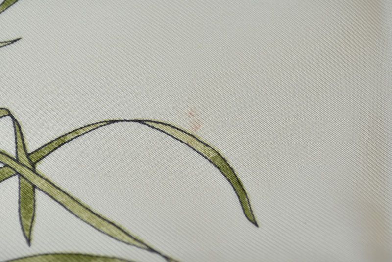 Celine Scarf Vintage Carriage Wheel Silk Silver Pink — view 5