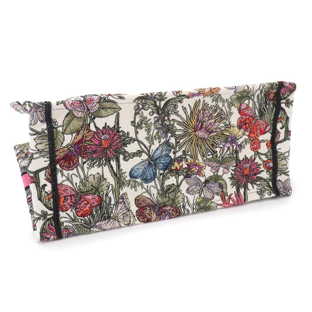 Dior Book Tote Canvas White Multicolor — view 4