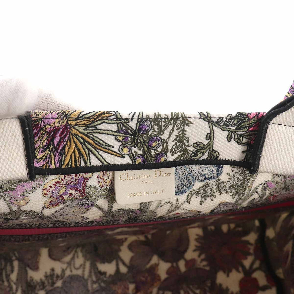 Dior Book Tote Canvas White Multicolor — view 7
