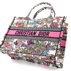 Dior Book Tote Canvas White Multicolor — view 8