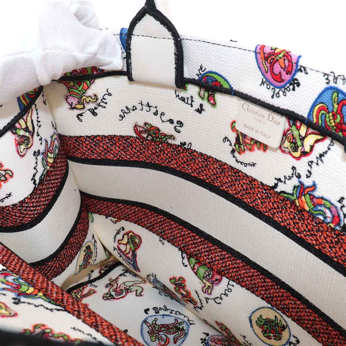 Dior Book Tote Niki de Saint Phalle Canvas — view 8