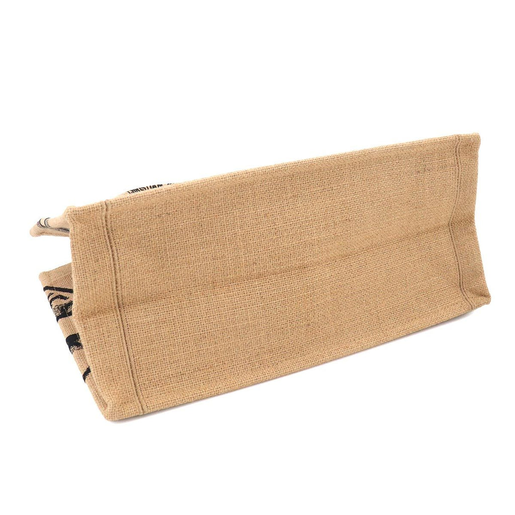 Dior Union Motif Book Tote Jute — view 4