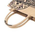 Dior Union Motif Book Tote Jute — view 5