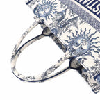 Dior Book Tote Canvas White Blue — view 5