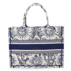 Dior Book Tote Canvas White Blue — view 2