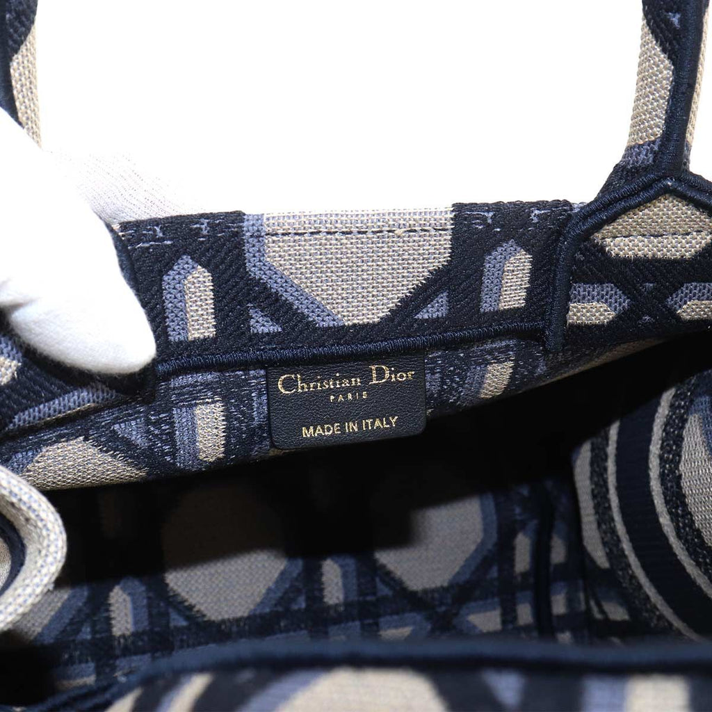 Dior Macro Cannage Book Tote Small Canvas — view 7
