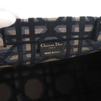 Dior Macro Cannage Book Tote Canvas Navy — view 7