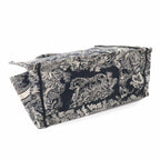Dior Reverse Toile de Jouy Book Tote Large Navy — view 4