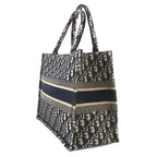 Dior Oblique Book Tote Canvas Navy — view 4
