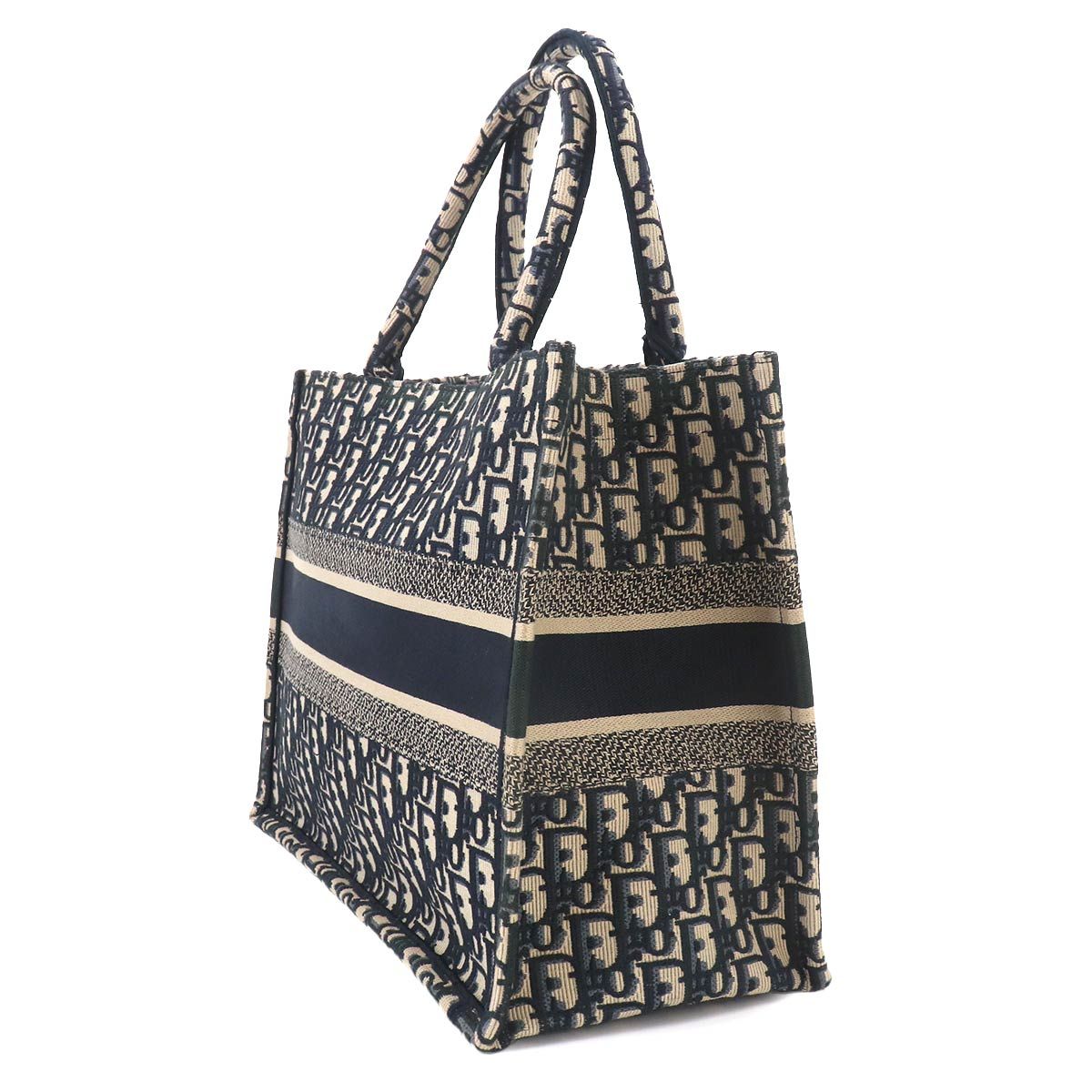 Dior Oblique Book Tote Canvas Navy — view 4