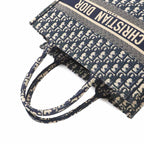 Dior Oblique Book Tote Canvas Navy — view 6