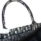 Dior Oblique Book Tote Canvas Navy — view 8