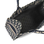 Dior Oblique Book Tote Canvas Navy — view 9