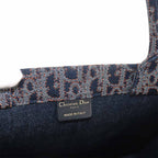 Dior Oblique Book Tote Denim Navy — view 8