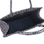 Dior Oblique Book Tote Denim Navy — view 7