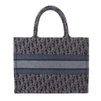 Dior Oblique Book Tote Denim Navy — view 3