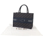 Dior Oblique Book Tote Denim Navy — view 2