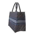 Dior Oblique Book Tote Denim Navy — view 4