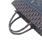Dior Oblique Book Tote Denim Navy — view 6
