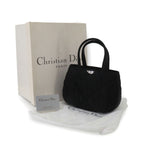 Dior Trotter Mini Hand Bag Nylon Leather Black Silver — view 2
