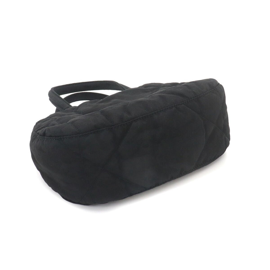 Dior Trotter Mini Hand Bag Nylon Leather Black Silver — view 5