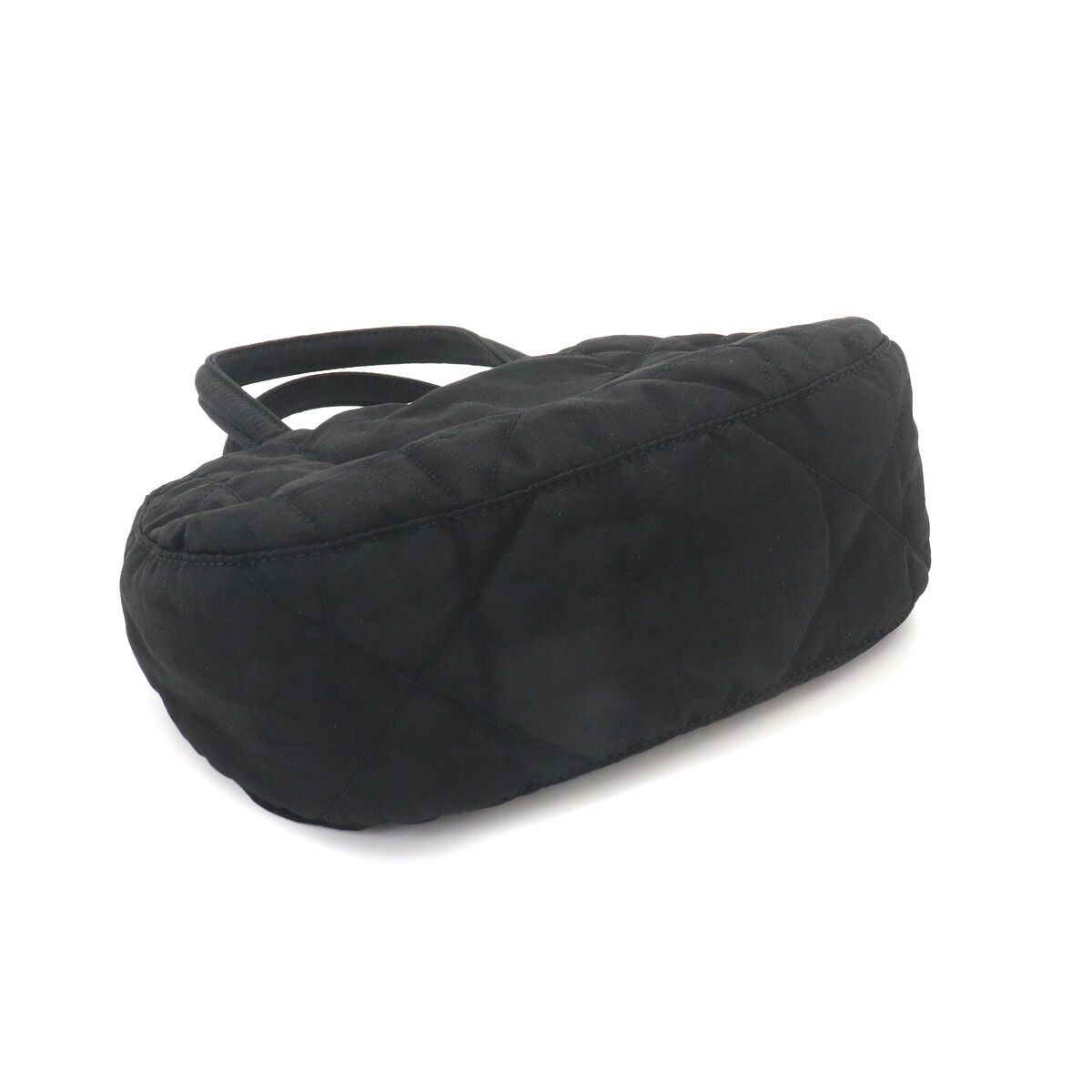 Dior Trotter Mini Hand Bag Nylon Leather Black Silver — view 5