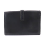 Hermes Jige PM Clutch Box Calf Black — view 2