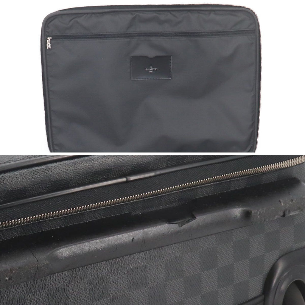 Louis Vuitton Damier Graphite Pegase Business 55 Carry Bag Suitcase Black — view 8