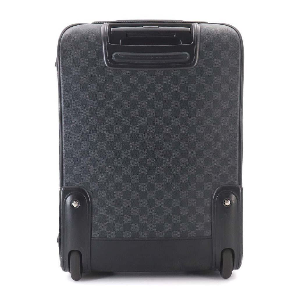 Louis Vuitton Damier Graphite Pegase Business 55 Carry Bag Suitcase Black — view 3