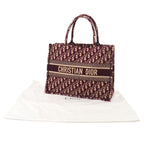 Dior Oblique Book Tote Canvas Bordeaux — view 2
