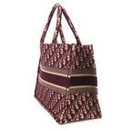 Dior Oblique Book Tote Canvas Bordeaux — view 4
