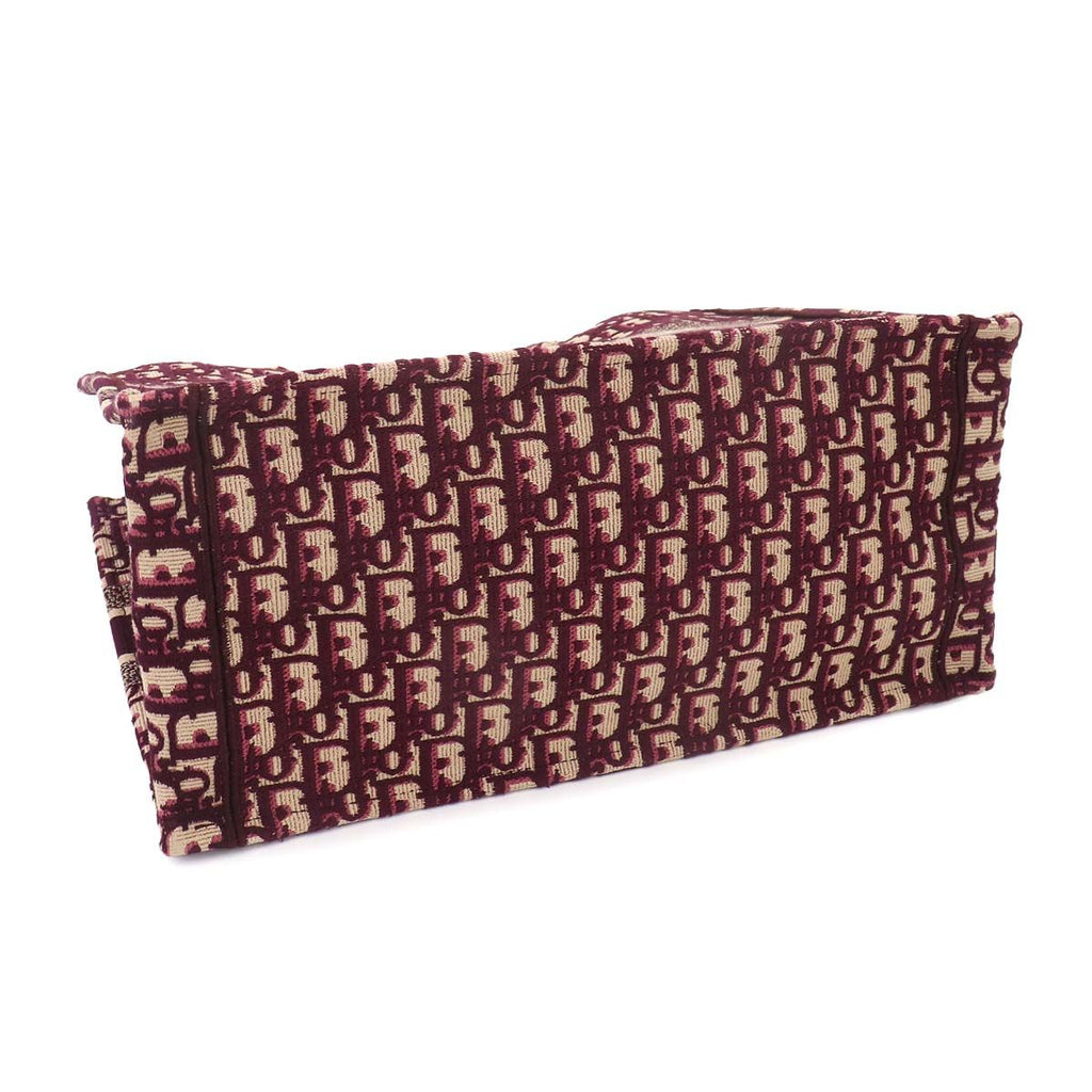Dior Oblique Book Tote Canvas Bordeaux — view 5