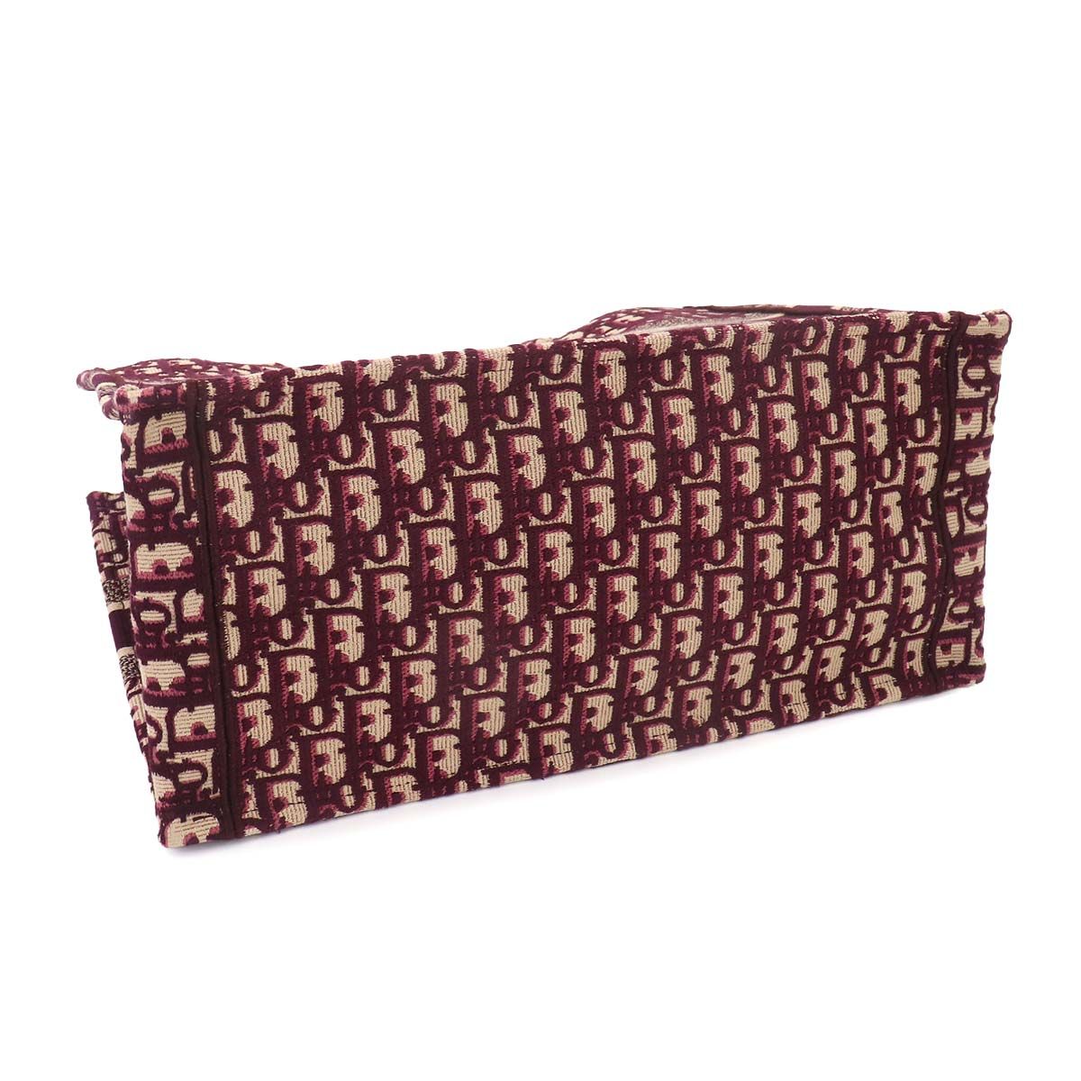 Dior Oblique Book Tote Canvas Bordeaux — view 5