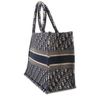 Dior Oblique Book Tote Canvas Navy — view 4