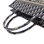 Dior Oblique Book Tote Canvas Navy — view 6