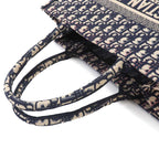 Dior Oblique Book Tote Canvas Navy — view 6