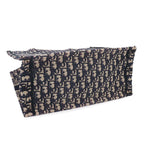 Dior Oblique Book Tote Canvas Navy — view 5