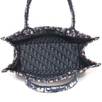 Dior Oblique Book Tote Canvas Navy — view 7