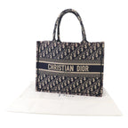 Dior Oblique Book Tote Canvas Navy — view 2