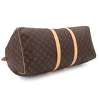 Louis Vuitton Monogram Keepall 55 Boston Bag Brown Gold — view 4