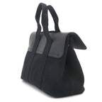 Hermes Valparaiso PM Hand Bag Toilet Blanc Leather Black Silver — view 4