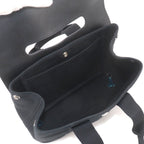 Hermes Valparaiso PM Hand Bag Toilet Blanc Leather Black Silver — view 7