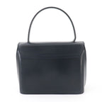 Celine Hand Bag Leather Navy Gold Vintage — view 2