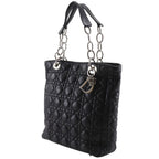 Dior Lady Cannage Chain Tote Lambskin Black — view 2