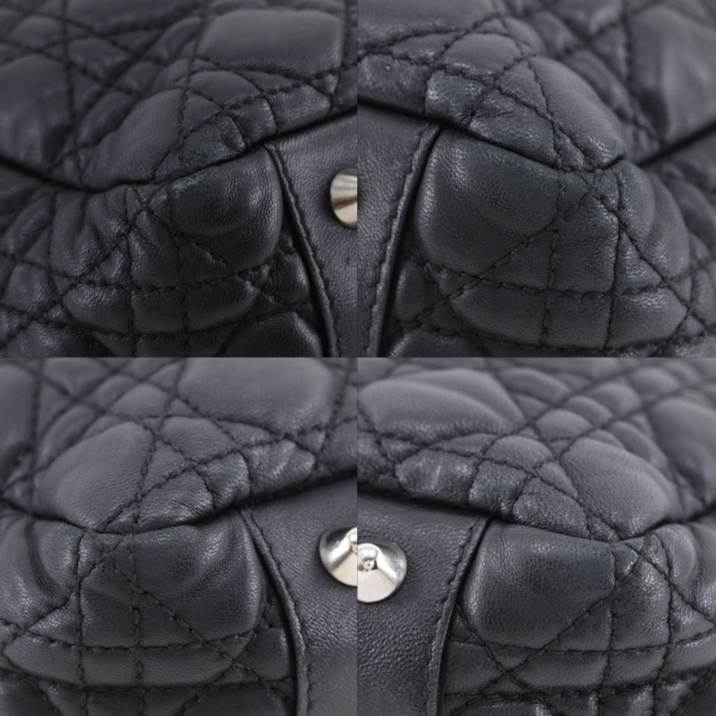 Dior Lady Cannage Chain Tote Lambskin Black — view 4