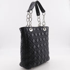 Dior Lady Cannage Chain Tote Lambskin Black — view 3