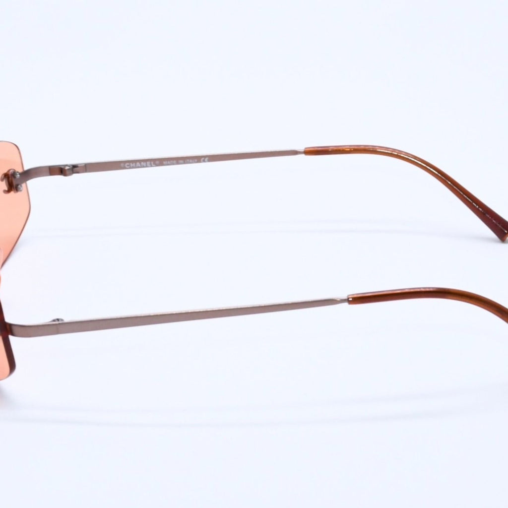 Chanel Rimless Sunglasses Eyewear 4002 CC Logo — view 5