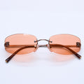 Chanel Rimless Sunglasses Eyewear 4002 CC Logo