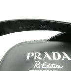 Prada Cross Strap Sandals 36.5 Re Edition Buckle — view 7
