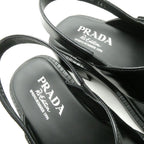 Prada Cross Strap Sandals 36.5 Re Edition Buckle — view 8